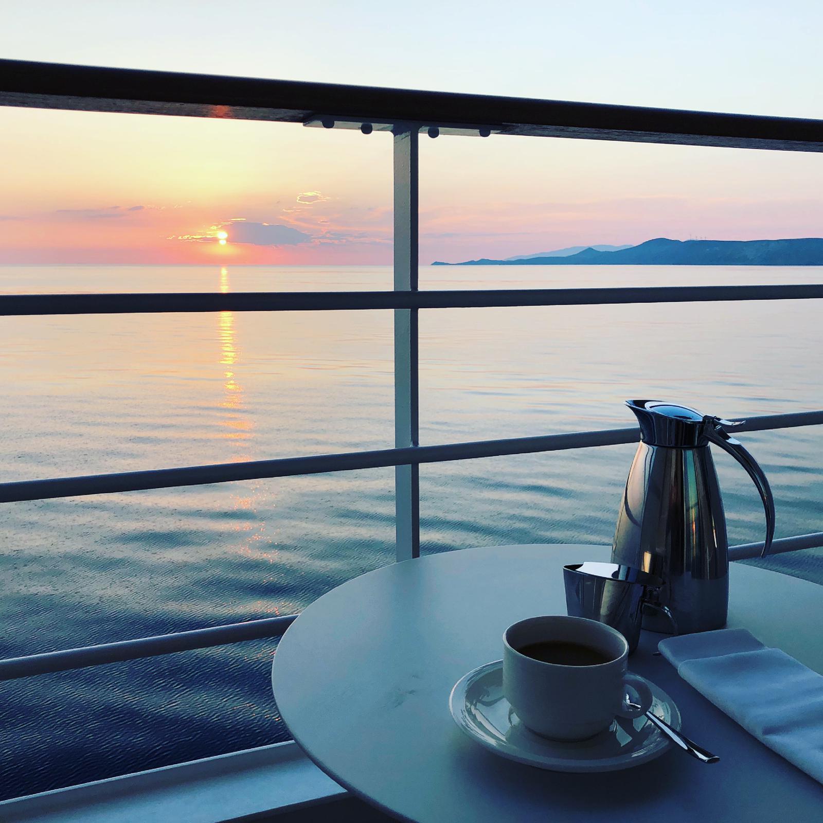 Unforgettable sunrise in the Aegean Sea/Carolyn Spencer Brown