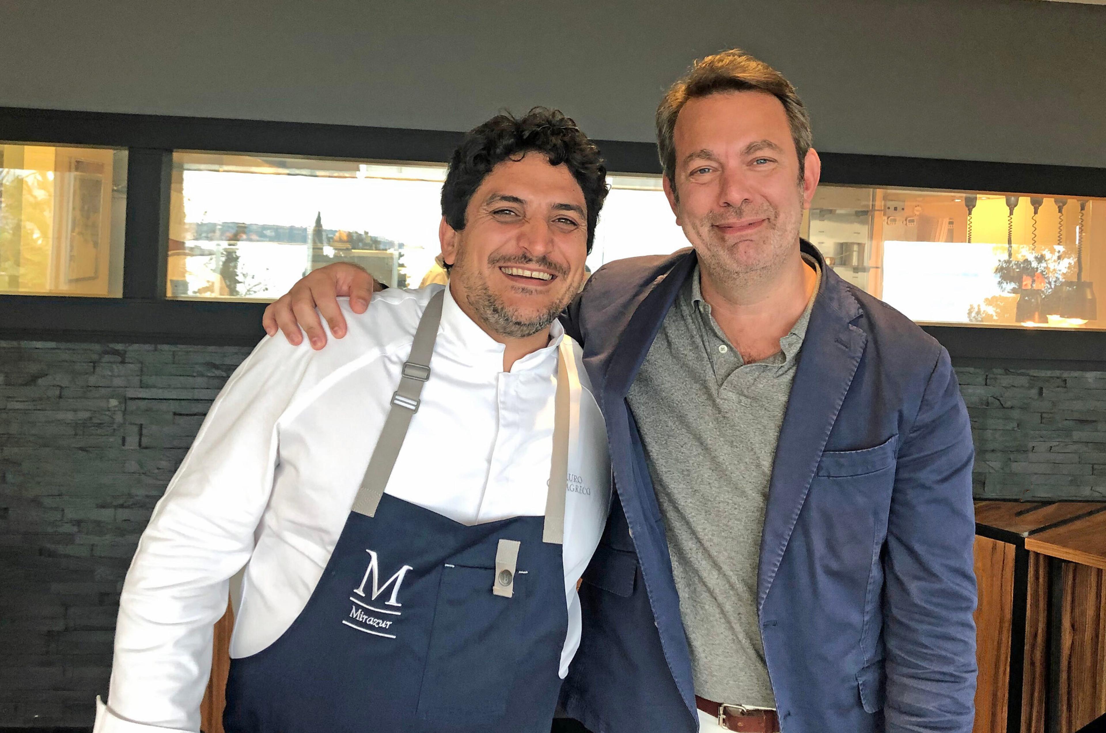 S.A.L.T.'s Adam Sachs and Chef Colagreco.