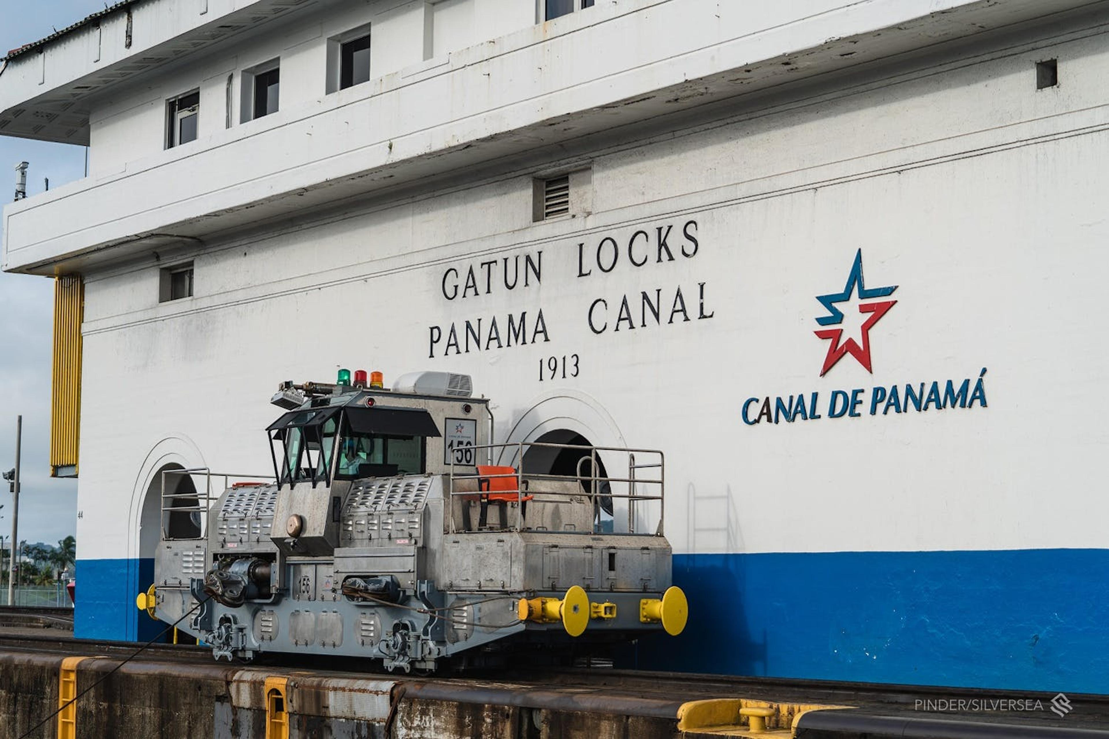 Silversea passes through the Gatun Locks on the Panama Canal/Lewis Harrison-Pinder