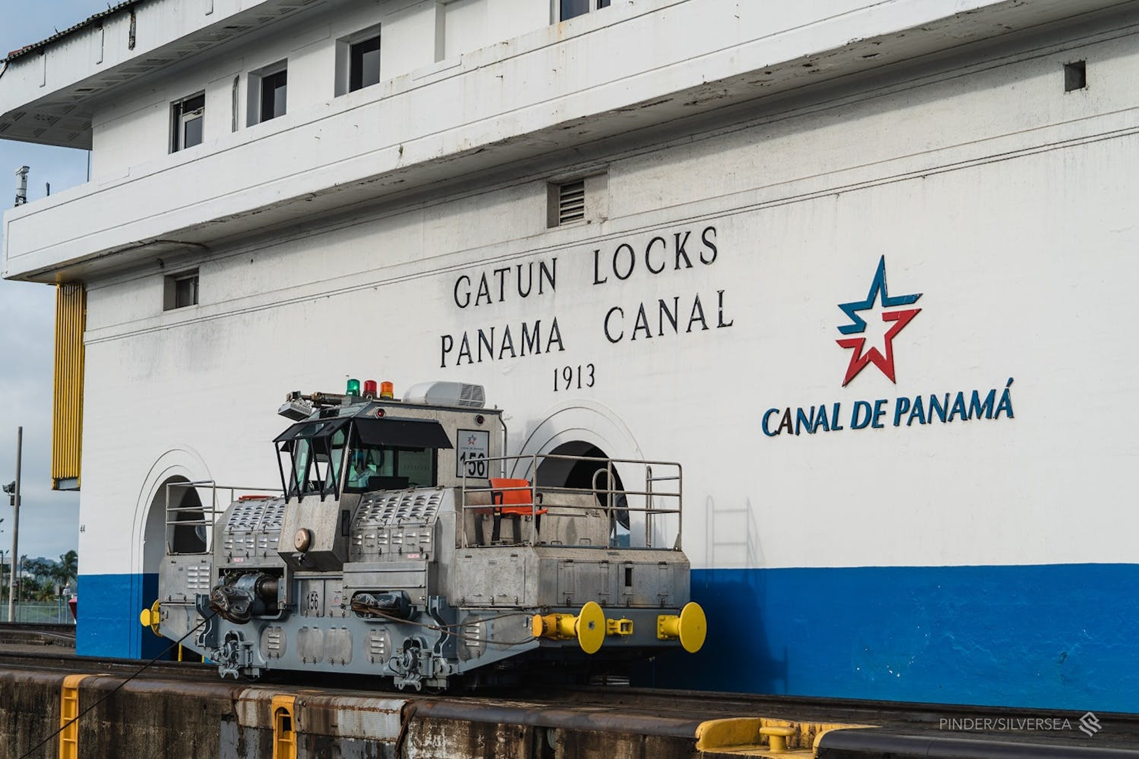 Silversea passes through the Gatun Locks on the Panama Canal/Lewis Harrison-Pinder