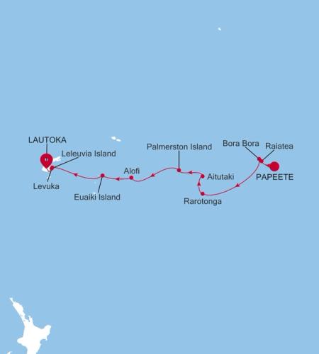 Papeete (Tahiti) a Lautoka