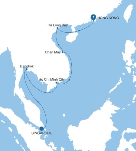 Singapore to Hong Kong