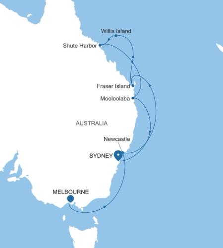 Melbourne to Sydney