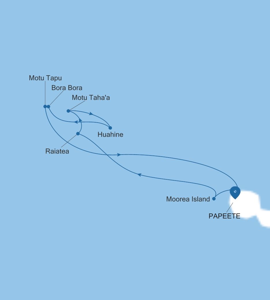 Cruise from Papeete (Tahiti) to Papeete (Tahiti) - WH270411007