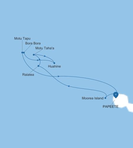 Papeete (Tahiti) nach Papeete (Tahiti)