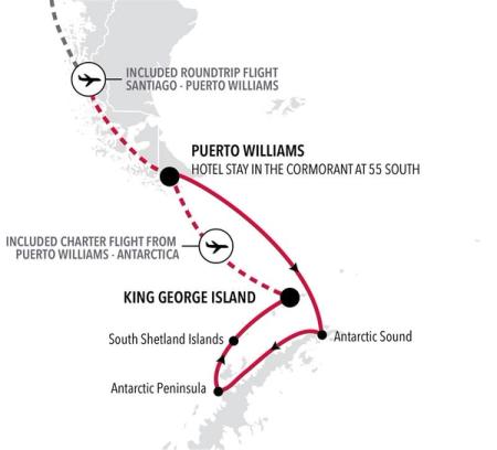 Puerto Williams to King George Island