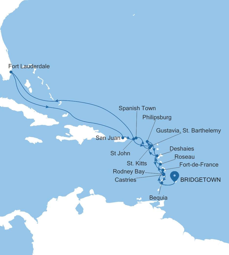 BRIDGETOWN TO BRIDGETOWN