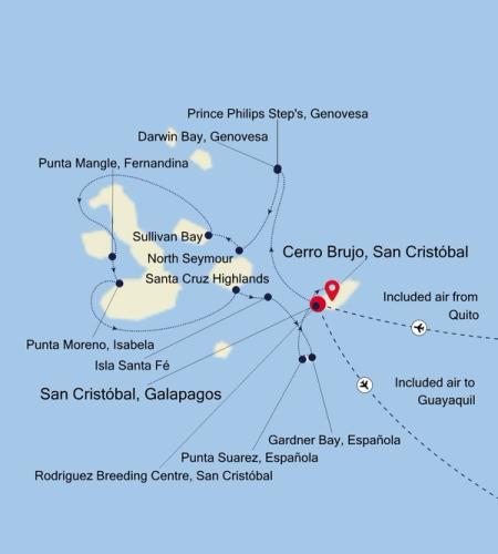 San Cristóbal, Galapagos a San Cristóbal, Galapagos