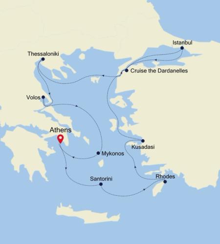 Athens (Piraeus) to Athens (Piraeus)