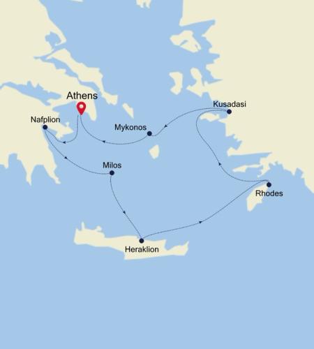 Athens (Piraeus) to Athens (Piraeus)