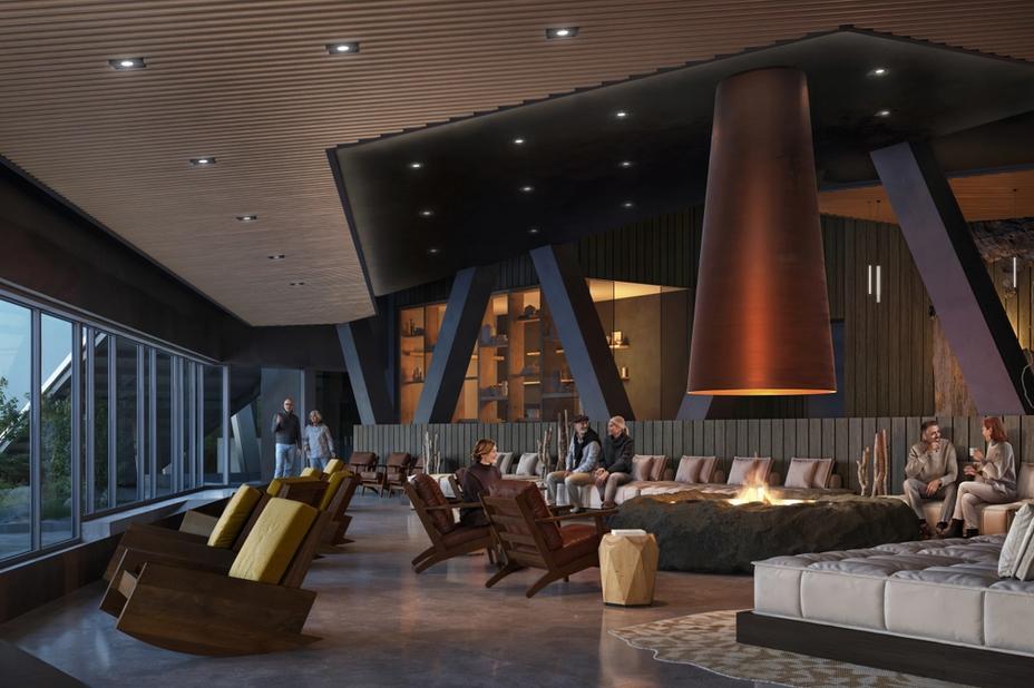 Fireplace Lounge, The Cormorant at 55 Southâ„ 