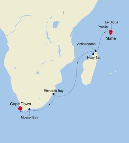 Cape Town to Mahe