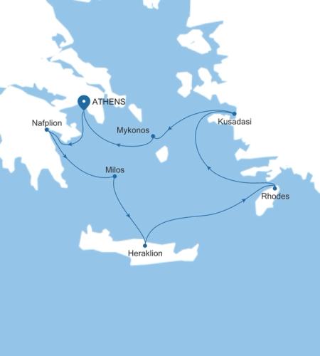 Athens (Piraeus) to Athens (Piraeus)