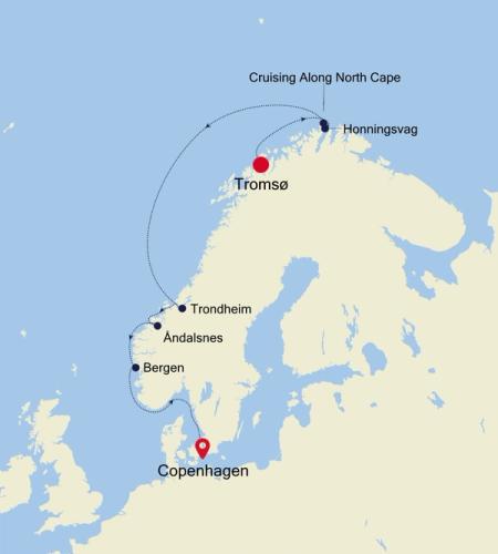 Tromsø to Copenhagen