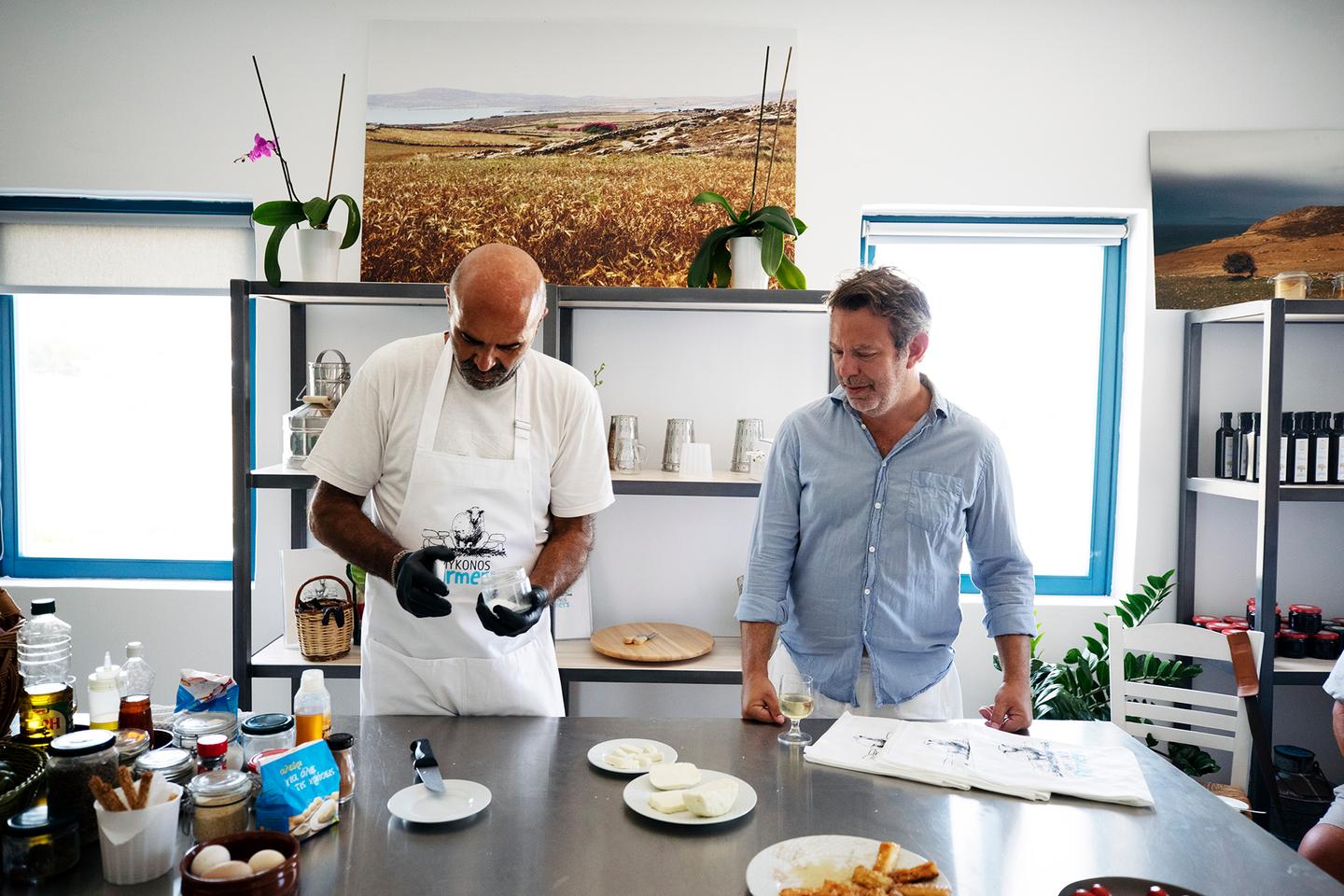 S.A.L.T. Mykonian Cheese Making