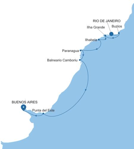 Rio de Janeiro à Buenos Aires