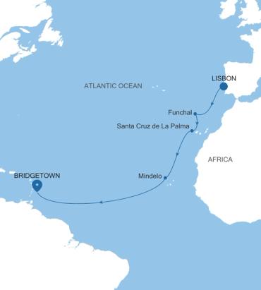 Lisbon to Bridgetown