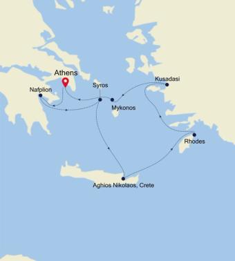 Athens (Piraeus) to Athens (Piraeus)