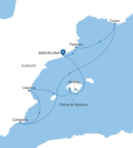 Barcelona to Barcelona