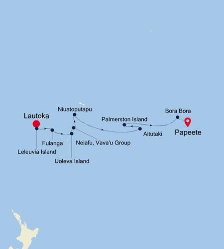 Lautoka to Papeete (Tahiti)
