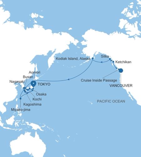 Vancouver to Tokyo