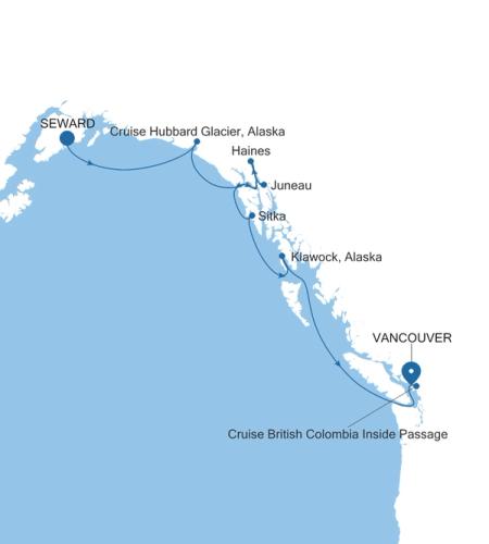 Seward (Anchorage, Alaska) nach Vancouver