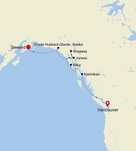 Seward (Anchorage, Alaska) nach Vancouver