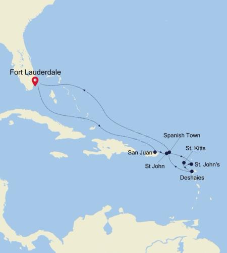 Fort Lauderdale, Florida to Fort Lauderdale, Florida