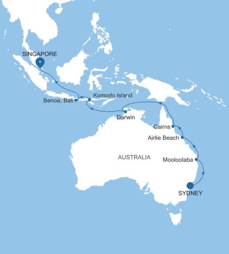 Sydney to Singapore