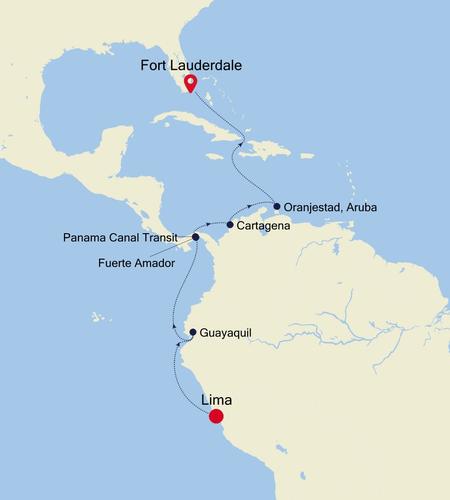 Lima (Callao) to Fort Lauderdale, Florida