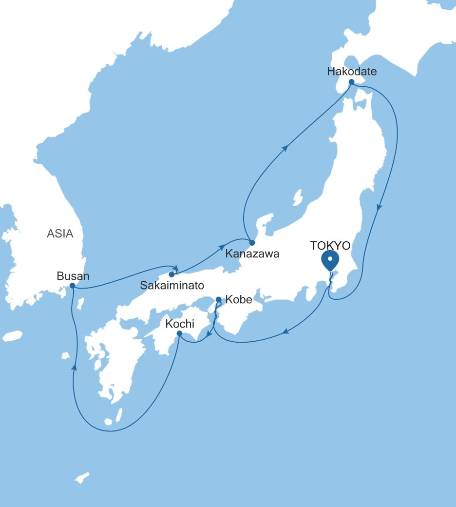Tokyo to Tokyo cruise