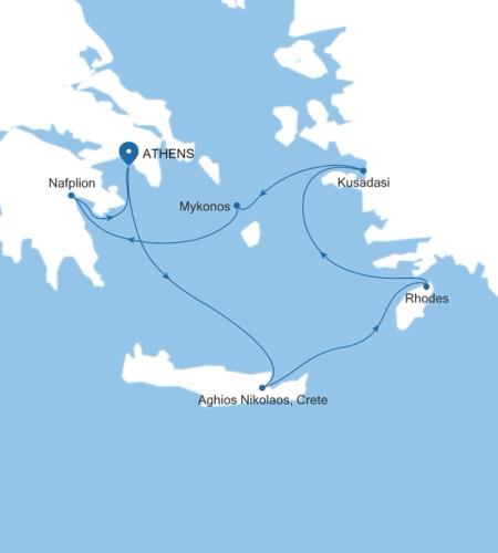 Athens (Piraeus) to Athens (Piraeus)