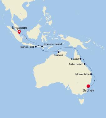 Sydney to Singapore