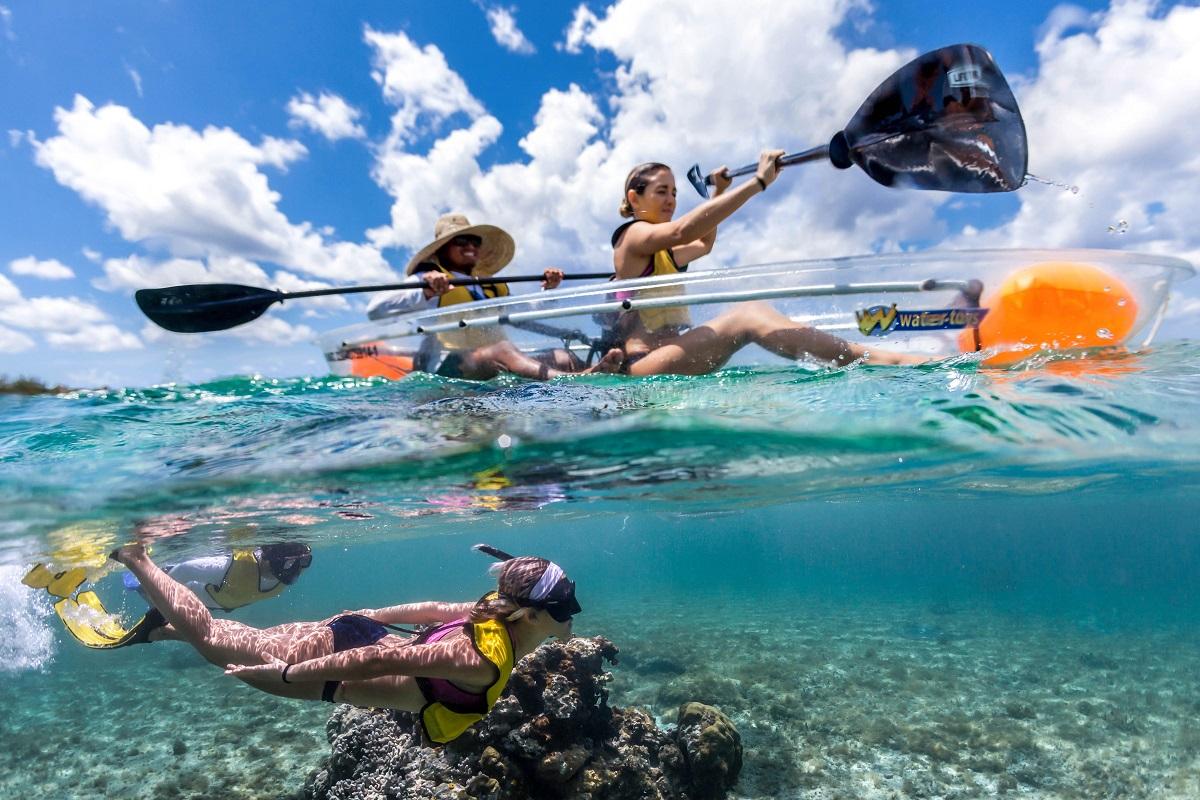 Triathlon of Fun: Bike, Snorkel & Kayak