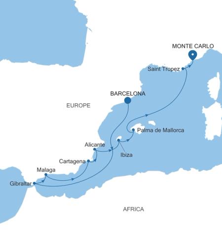 Barcelona à Monte Carlo