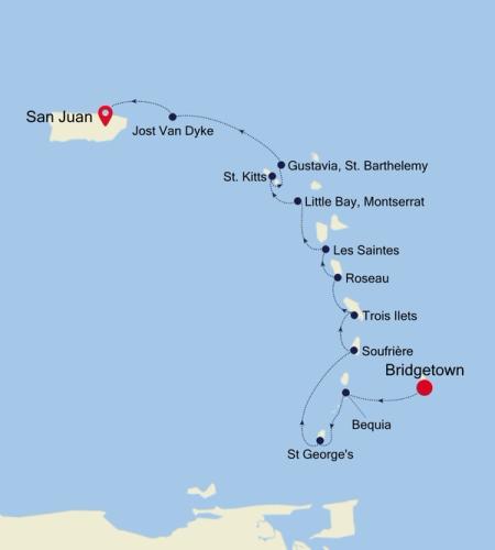 Bridgetown to San Juan