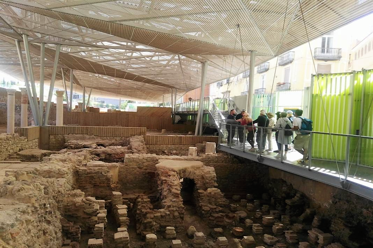 Roman Forum District with a Curator