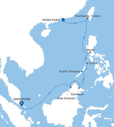 Hong Kong à Singapore