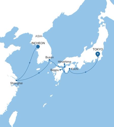 Incheon (Seoul) to Tokyo