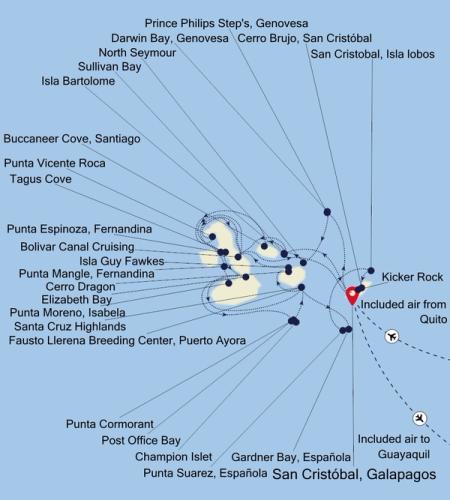 San Cristóbal, Galapagos à San Cristóbal, Galapagos