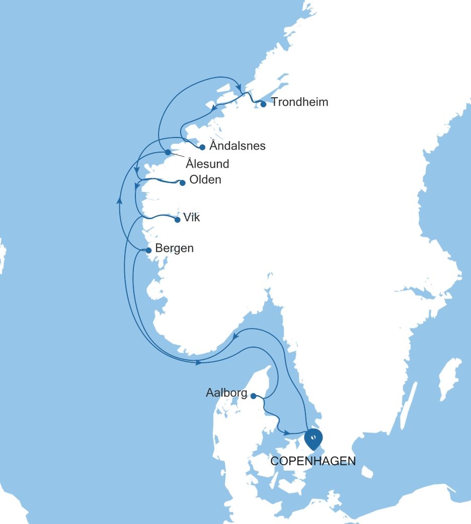 Cruise from Copenhagen to Copenhagen - DA260715010 | Silversea