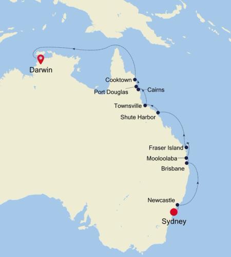 Sydney to Darwin