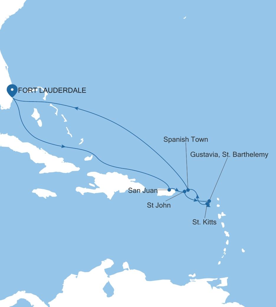 FORT LAUDERDALE, FLORIDA TO FORT LAUDERDALE, FLORIDA