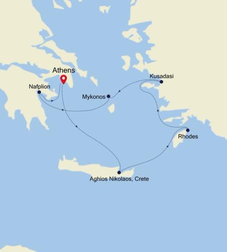 Athens (Piraeus) to Athens (Piraeus)