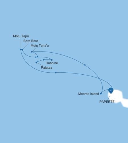 Papeete (Tahiti) a Papeete (Tahiti)