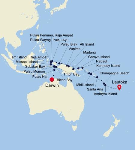 Darwin to Lautoka