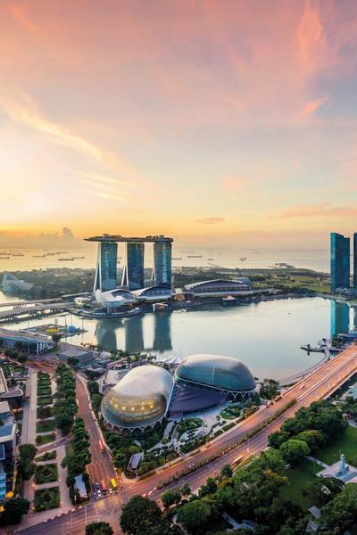 Singapura: uma panorâmica perto do céu