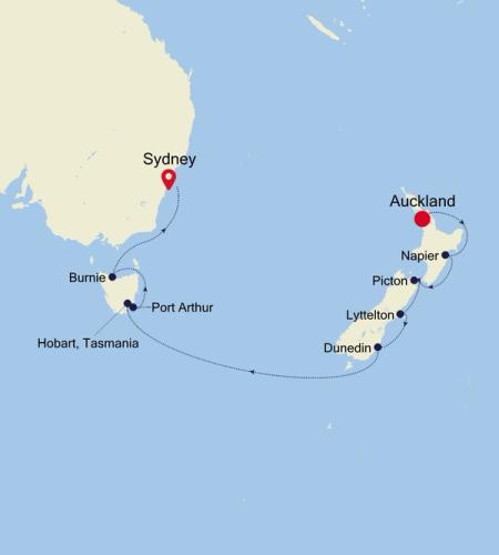 Auckland to Sydney