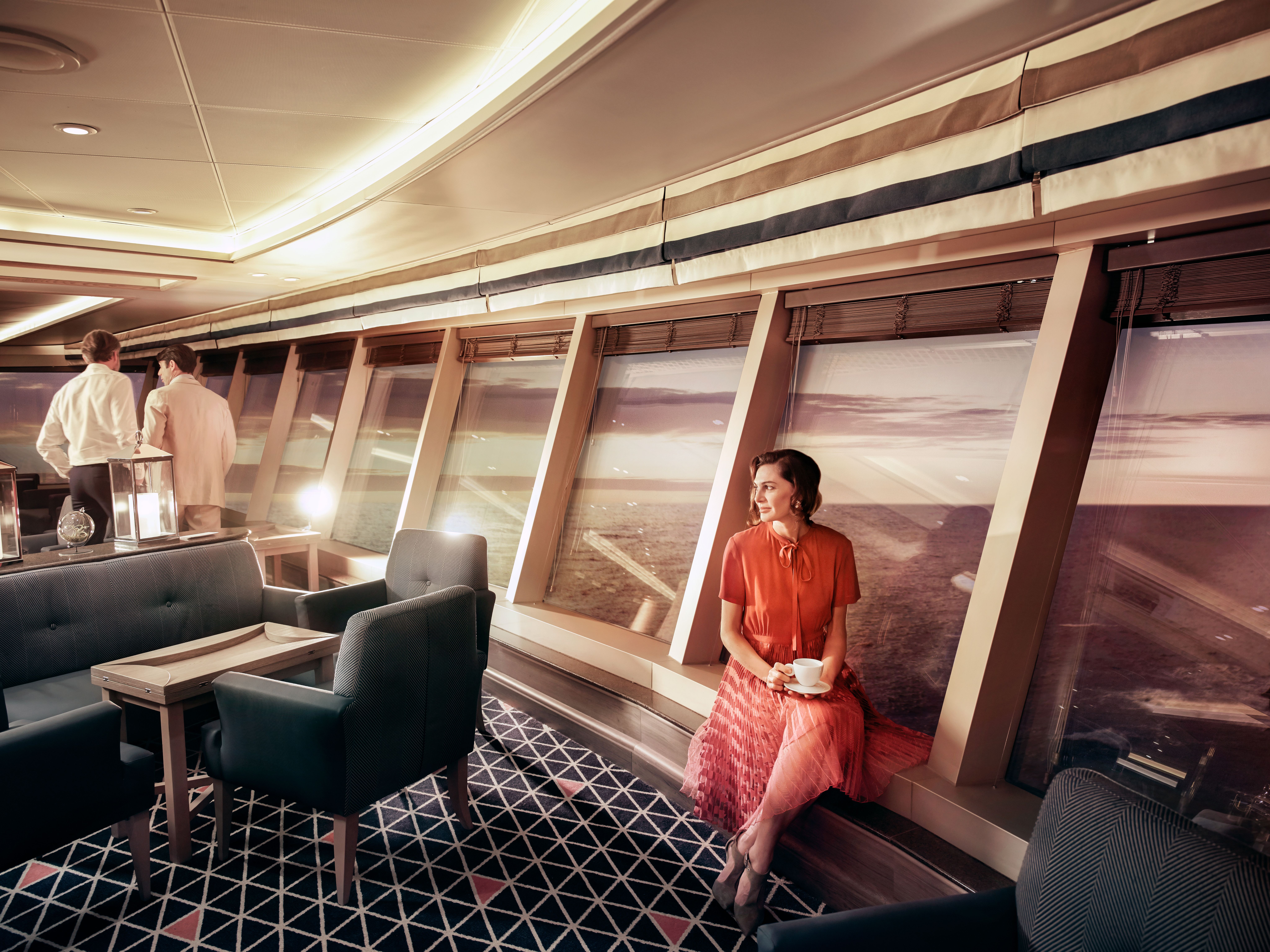 Observation Bar an Bord der Silver Spirit