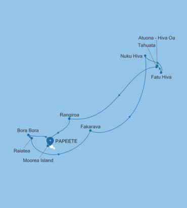 Papeete (Tahiti) à Papeete (Tahiti)